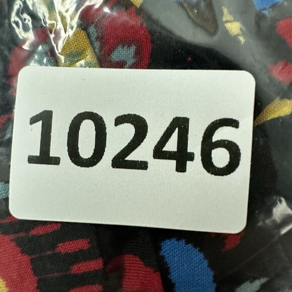 Lularoe Maxi Skirt Womens XS Black Slinky Stretch Multicolor Art Printed - Picture 11 of 11